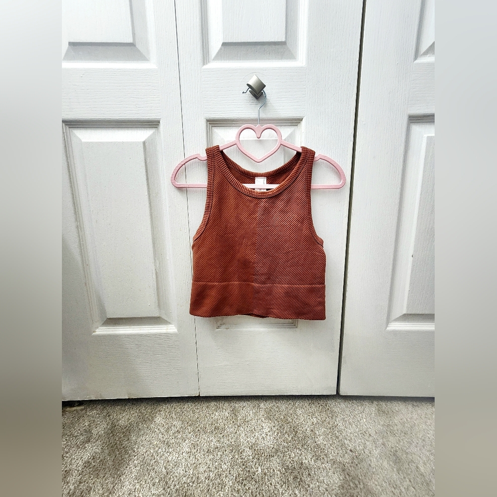 Copper Crop Tank Top
